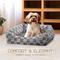 Show in main carousel: Reserve Checkered Cuddler Bolster Dog & Cat Bed, Gray, Large slide 5 of 9