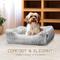 Show in main carousel: Reserve Jacquard Cuddler Bolster Dog & Cat Bed, Gray, Large slide 5 of 10