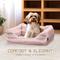 Show in main carousel: Reserve Jacquard Cuddler Bolster Dog & Cat Bed, Pink, Large slide 5 of 10