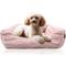 Show in main carousel: Reserve Jacquard Cuddler Bolster Dog & Cat Bed, Pink, Medium slide 1 of 10