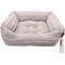 Show in main carousel: Reserve Jacquard Cuddler Bolster Dog & Cat Bed, Pink, Medium slide 2 of 10