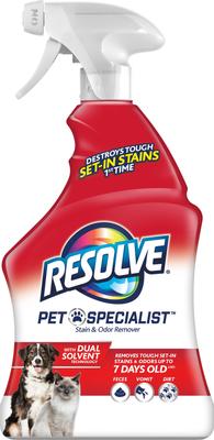 Show full view: Resolve Pet Specialist Pet Stain & Odor Remover, 22-fl oz bottle slide 1 of 2