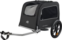 Retrospec Rover Waggin Dog & Cat Bike Trailer, Black slide 2 of 4
