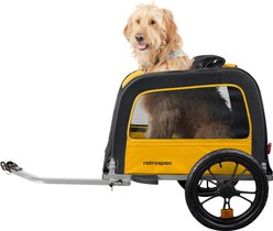 Retrospec Rover Waggin Dog & Cat Bike Trailer, Sun
