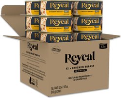 Reveal Adult Grain-Free Chicken in Broth Wet Cat Food, 2.47-oz can, case of 12