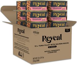 Reveal Adult Grain-Free Salmon Recipe in Gravy Wet Cat Food, 2.47-oz can, case of 12