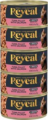 Reveal Broth Grain-Free Tuna & Salmon Flavored Wet Cat Food, 2.47-oz can, 5 count
