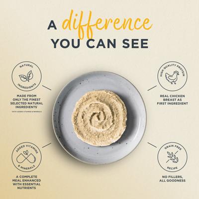 Show full view: Reveal Entree Chicken Breast Pate Recipe Grain-Free Canned Wet Cat Food, 2.47-oz can, case of 24 slide 5 of 12