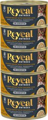 Reveal Entrees Broth Grain-Free Chicken Flavored Wet Cat Food, 2.47-oz can, 5 count