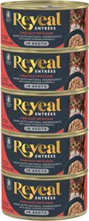 Reveal Entrees Broth Grain-Free Tuna & Crab Flavored Wet Cat Food, 2.47-oz can, 5 count