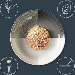 Reveal Fish & Chicken Variety Selection in Broth Grain-Free Flaked Wet Cat Food, 2.47-oz can, case of 30 slide 2 of 7