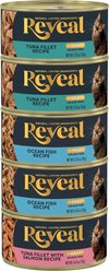Reveal Fish Selection Gravy Broth Grain-Free Tuna & Salmon Flavored Wet Cat Food, 2.47-oz can, 5 count slide 1 of 4
