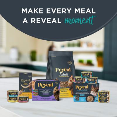 Show full view: Reveal Natural Complete & Balanced Grain-Free Chicken Recipe Dry Cat Food, 3-lb bag slide 10 of 11