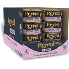 Reveal Natural Grain-Free Tuna Fillet with Shrimp in Broth Flavored Wet Cat Food, 2.47-oz can, case of 24