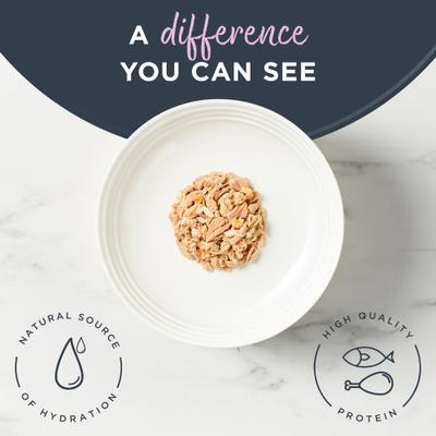 Show full view: Reveal Natural Grain-Free Tuna Fillet with Shrimp in Broth Flavored Wet Cat Food, 2.47-oz can, case of 24 slide 6 of 12