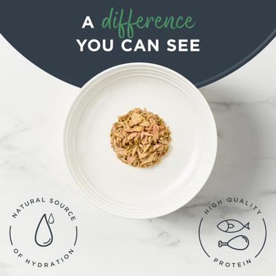 Show full view: Reveal Natural Grain-Free Tuna with Seaweed in Broth Flavored Wet Cat Food, 2.47-oz can, case of 24 slide 4 of 10