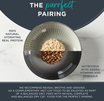 Reveal Natural Grain-Free Variety of Chicken in Broth Flavored Wet Cat Food