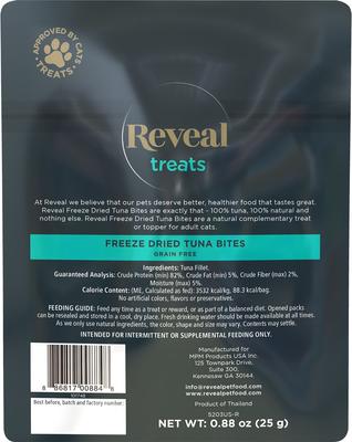 Discontinued - REVEAL Single Ingredient Tuna Bites Grain-Free Freeze