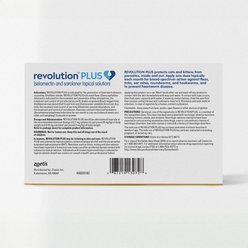 Revolution Plus Topical Solution for Cats, 11.1-22 lbs, (Green Box), 12 Doses (12-mos. supply) slide 2 of 9