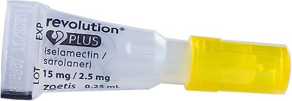 Show full view: Revolution Plus Topical Solution for Cats, 2.8-5.5 lbs, (Gold Box), 6 Doses (6-mos. supply) slide 3 of 12