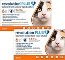 Revolution Plus Topical Solution for Cats, 5.6-11 lbs, (Orange Box), 12 Doses (12-mos. supply)
