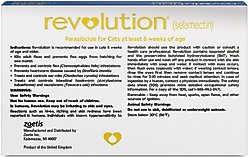 Revolution Topical Solution for Cats, 5.1-15 lbs, (Blue Box), 6 Doses (6-mos. supply) slide 2 of 7