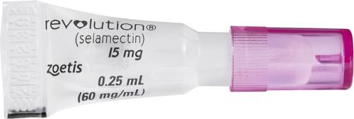 Show full view: Revolution Topical Solution for Kittens & Puppies, under 5 lbs, (Mauve Box), 12 Doses (12-mos. supply) slide 3 of 6