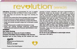 Revolution Topical Solution for Kittens & Puppies, under 5 lbs, (Mauve Box), 3 Doses (3-mos. supply) slide 2 of 3