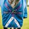 Show in main carousel: Rhino Plus Turnout Horse Sheet, Navy,Grey,Aqua & Grey, 75 slide 5 of 6
