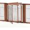 Show in main carousel: Richell 6-Panel Convertible Elite Dog & Cat Gate, Brown slide 8 of 12