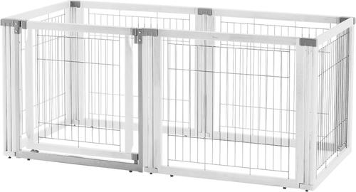 Show full view: Richell 6-Panel Convertible Elite Dog & Cat Gate, White slide 3 of 7