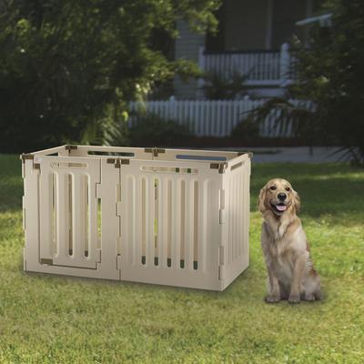 Show full view: Richell 6-Panel Convertible Indoor/Outdoor Playpen for Dogs & Cats, H6 slide 4 of 9