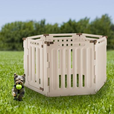 Show full view: Richell 6-Panel Convertible Indoor/Outdoor Playpen for Dogs & Cats, H6 slide 8 of 9