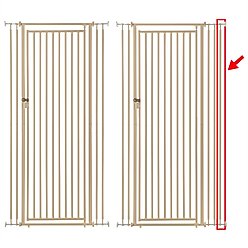 Richell Cat Safety Gate + Gate Extension Safety Bar