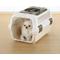 Show in main carousel: Richell Double Door Cat & Dog Carrier, White/Beige, Small slide 2 of 3