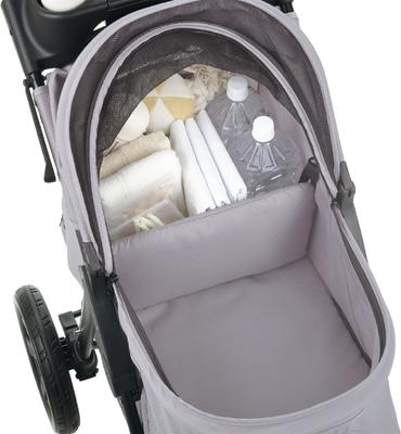 Show full view: Richell Easy Collapsible Jogging Dog & Cat Stroller, Gray slide 7 of 10