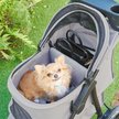 Show in main carousel: Richell Easy Collapsible Jogging Dog & Cat Stroller, Gray slide 9 of 10