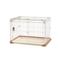 Show in main carousel: Richell Easy-Open 3-Way Door Wire Dog Crate, White & Tan slide 2 of 9