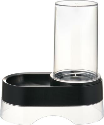 Show full view: Richell Elevated Gravity Water Dispenser Dog & Cat Bowl, Black, 1-gal slide 3 of 10