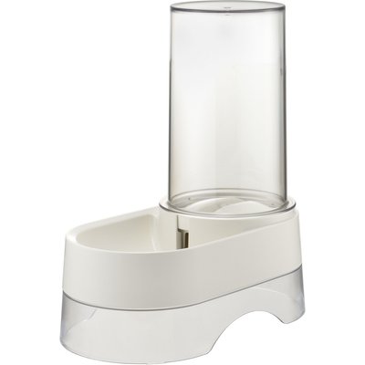 Richell Richell Elevated Gravity Water Dispenser Dog & Cat Bowl, White, 1-gal