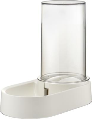 Show full view: Richell Elevated Gravity Water Dispenser Dog & Cat Bowl, White, 1-gal slide 2 of 10