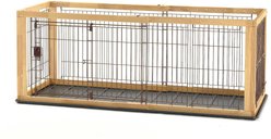 Richell Expandable Dog Crate, Small, 37-62.2-in L x 24.6-in W x 24-in H slide 2 of 5