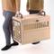 Show in main carousel: Richell Foldable Dog & Cat Carrier, Brown, Medium slide 4 of 5