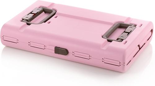 Show full view: Richell Foldable Dog & Cat Carrier, Soft Pink & Brown, Medium slide 7 of 9