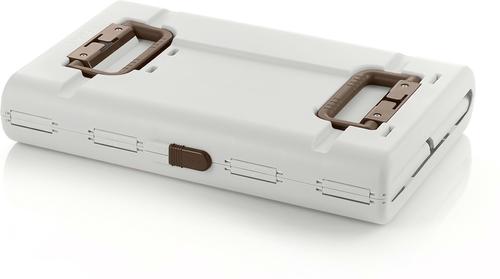 Show full view: Richell Foldable Dog & Cat Carrier, White & Beige, Medium slide 2 of 8