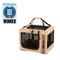 Show in main carousel: Richell Foldable Travel 3-Way Collapsible Soft-Sided Dog & Cat Crate, Tan, Small slide 10 of 11