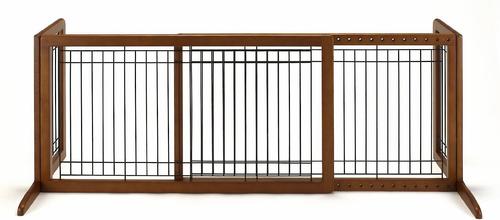 Show full view: Richell Freestanding Gate for Dogs & Cats, Autumn Matte, Large slide 3 of 6