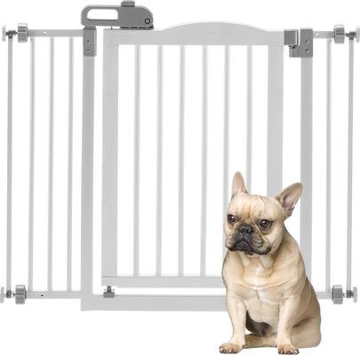 Show full view: Richell One-Touch Dog Gate II, White slide 4 of 6