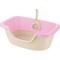 Show in main carousel: Richell Paw Trax Adjustable Entry Cat Litter Box, Pastel Pink slide 1 of 10