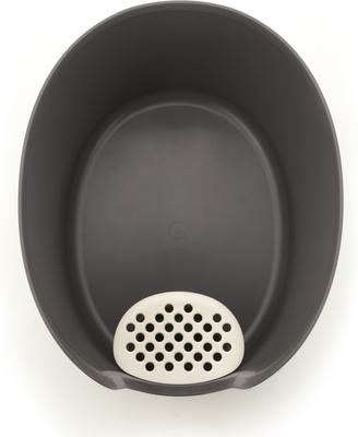 Show full view: Richell PAW TRAX High Wall Cat Litter Box, Brown slide 4 of 7